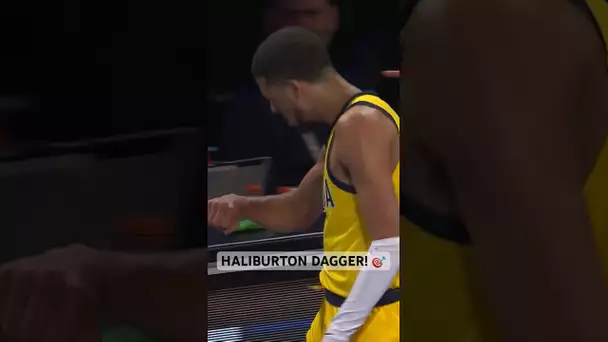 Tyrese Haliburton mic’d up for his CLUTCH shot! 👀🏆 | #Shorts