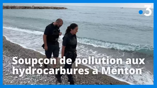 Menton : le littoral pollué par les hydrocarbures ?