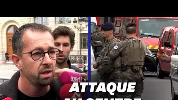 Les images du secteur entièrement bouclé dans le centre de Paris après une attaque au couteau
