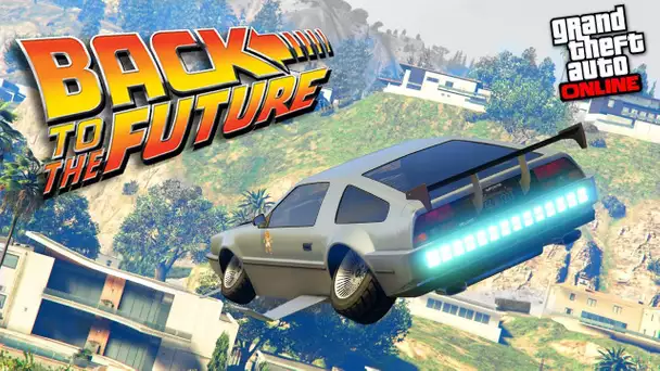 VOITURE RETOUR VERS LE FUTUR DISPONIBLE DANS GTA 5 ONLINE !