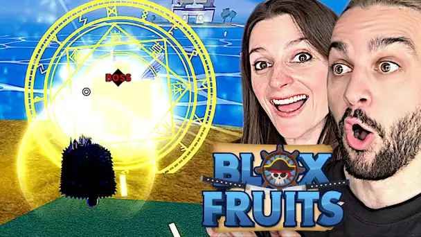 NOTRE PREMIER RAID BUDDHA SUR BLOX FRUITS ! (Roblox)