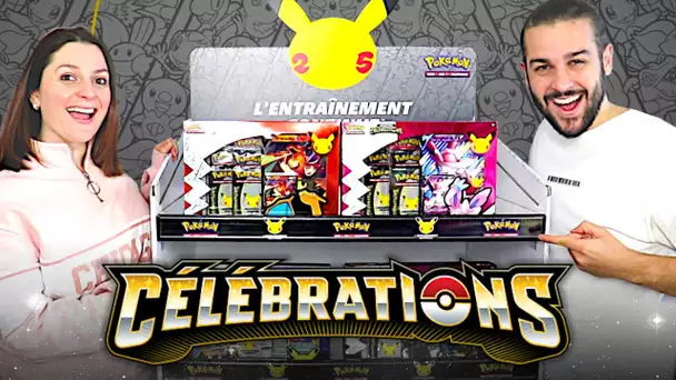 ON A UNE CHANCE DE FOU DANS CETTE OUVERTURE DE CARTES POKEMON ! ETB CELEBRATIONS 25 ANS POKEMON