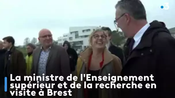 La ministre de l'Enseignement supérieur et de la recherche en visite à Brest