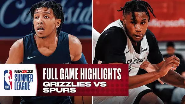 GRIZZLIES vs SPURS | NBA SUMMER LEAGUE | FULL GAME HIGHLIGHTS