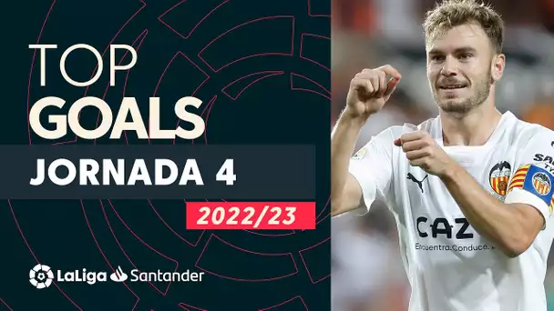 Todos los goles de la jornada 4 de LaLiga Santander 2022/2023