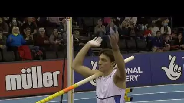 Duplantis établit la MPM à 6,05 m - Athlétisme - Meeting indoor de Birmingham