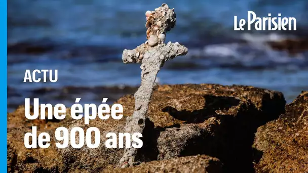 L'épée d'un chevalier datant des croisades retrouvée par un plongeur en Israël