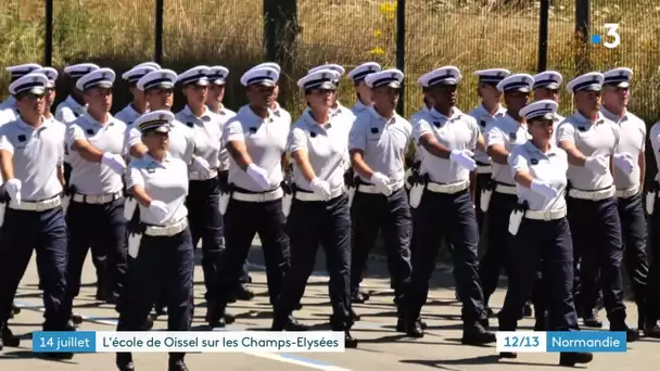 Les élèves policiers de Rouen-Oissel préparent le défilé du 14 juillet 2022