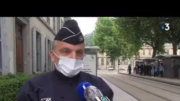 Déconfinement : premiers contrôles du port du masque dans les transports en commun de Grenoble
