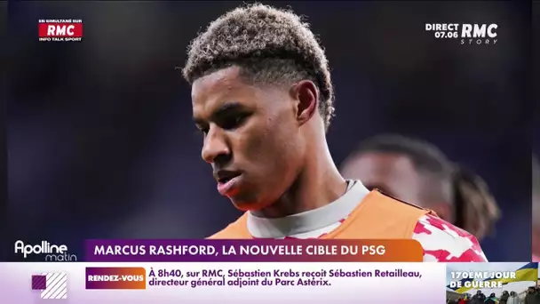 Football : Marcus Rashford, la nouvelle cible du PSG