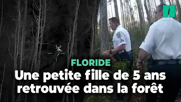 Une petite fille perdue retrouvée dans les bois grâce à une caméra thermique des policiers