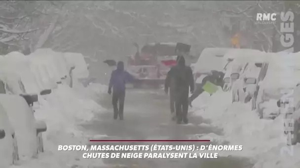 La ville de Boston complètement paralysée à cause d'importante chutes de neige