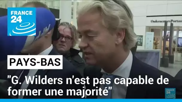 L'extrême droite en tête aux Pays-Bas : "G. Wilders n'est pas capable de former une majorité"