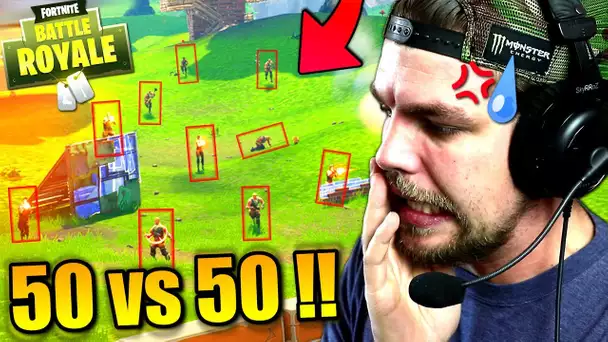 NOUVEAU MODE '50vs50' sur Fortnite: Battle Royale !!