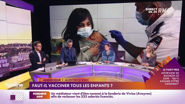 Ce 15 décembre marque le départ de la vaccination pour les enfants à risques