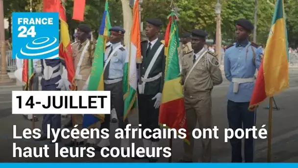 14-Juillet : les lycéens militaires africains ont porté leurs couleurs sur les Champs-Élysées