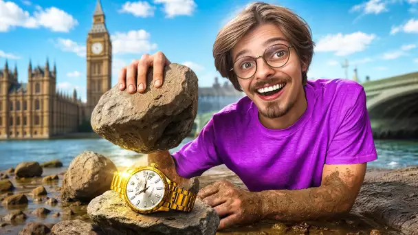 On a fouillé le Fleuve de LONDRES au détecteur de Métaux ! (y'avait trop de trucs)