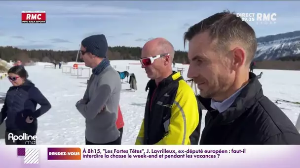 Dans les stations de ski, de plus en plus de touristes s'essaient au biathlon