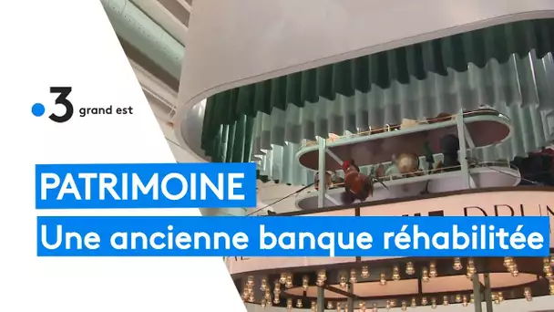 Patrimoine : l'ancienne banque devient un bar restaurant