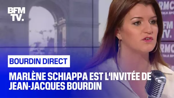 Marlène Schiappa face à Jean-Jacques Bourdin en direct