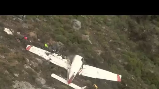 Un avion a percuté la montagne Corse