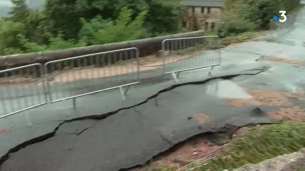 Lozère : record de pluie à Villefort, au Mont Lozère et Vialas isolée à cause d'une coulée de boue