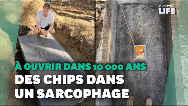 Il enterre un paquet de Cheetos dans un sarcophage à ne pas déterrer avant 10.000 ans