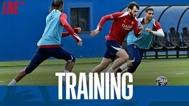 🎙️⚽️ 15 minutes d'entraînement en direct du Campus PSG 🔴🔵