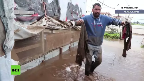 🇱🇧  Des camps de réfugiés submergés au Liban