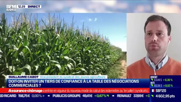 Guillaume Cabot (Jeunes agriculteurs): Blocages dans les négociations distributeurs/fournisseurs