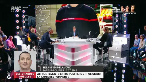 Affrontements pompiers / policiers: la faute des pompiers ?- Les Grandes Gueules RMC