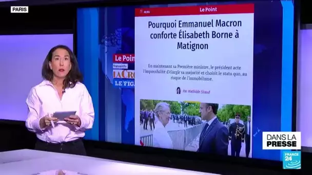 Elisabeth Borne confirmée à Matignon: "Macron maintient Macron" • FRANCE 24