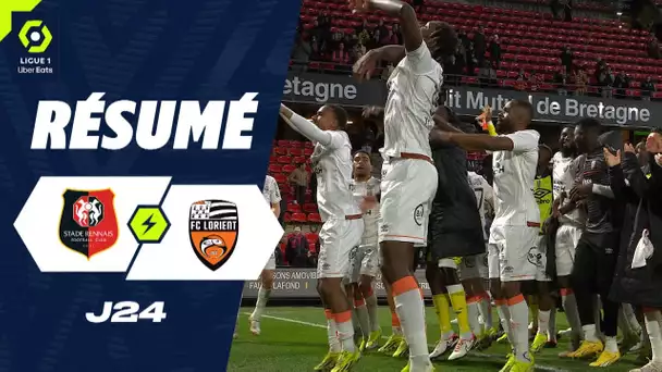 STADE RENNAIS FC - FC LORIENT (1 - 2) - Résumé - (SRFC - FCL) / 2023/2024