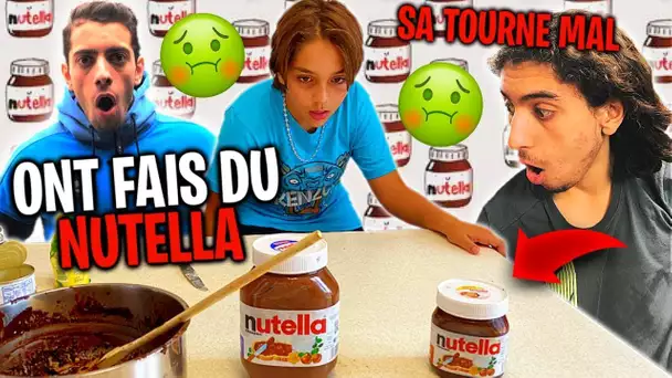 ON FABRIQUE DU NUTELLA ! ÇA TOURNE ARCHI MAL 😣😕