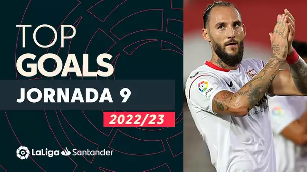 LaLiga TOP 5 Goles Jornada 9 LaLiga Santander 2022/2023