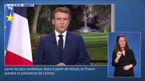 Emmanuel Macron: "La France, malgré les épreuves, est plus forte aujourd'hui qu'il y a deux ans"