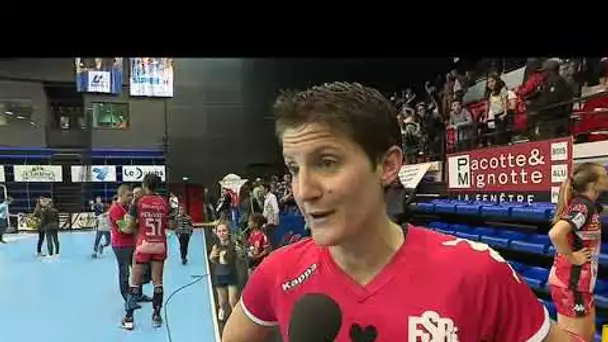 Les handballeuses de l&#039;ESBF battent l&#039;équipe de Brest par 25 à 21