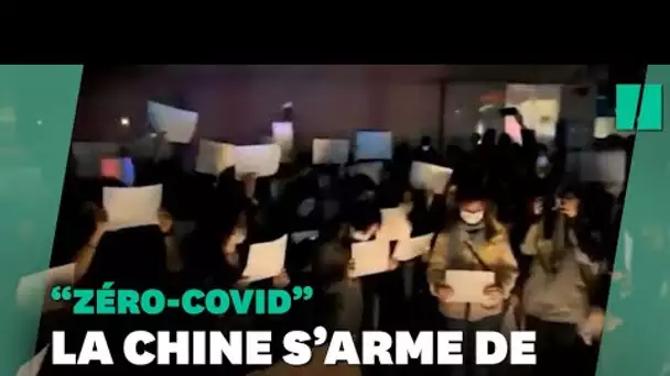 Contre la politique zéro-Covid de la Chine, les manifestants s’arment de feuilles blanches