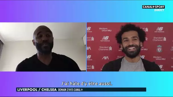 Mo Salah parle du titre avec Florent Sinama-Pongolle