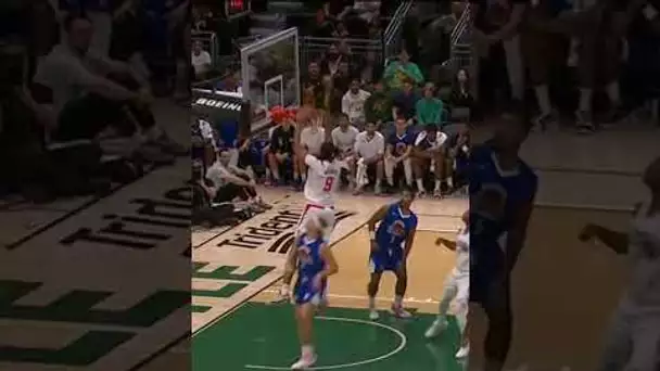 Moses Brown throws it DOWN off the lob! #NBAPreseason | #shorts
