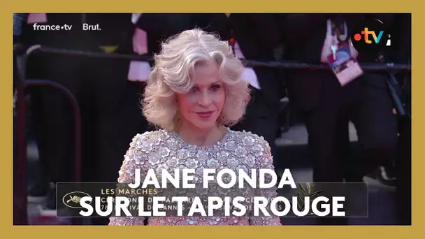#Cannes2025. Jane Fonda monte les marches à 87 ans