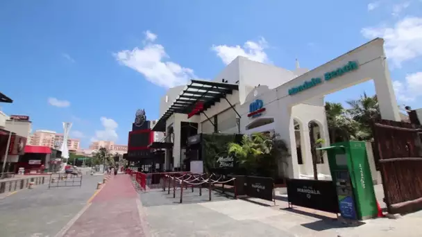 Coronavirus: la ville de Cancun au Mexique désertée par les touristes