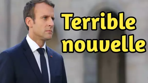 Pire cas pour Emmanuel Macron : Une terrible nouvelle tombe sur le président