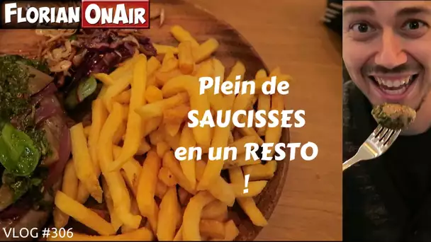 Toutes sortes de SAUCISSES dans un resto - VLOG #306