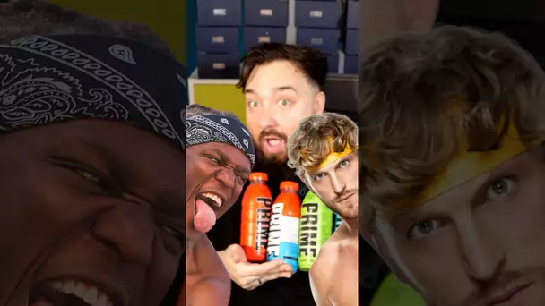 DÉGUSTATION des BOISSONS PRIME DE LOGAN PAUL & KSI