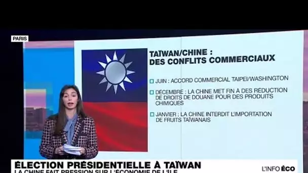 Élection présidentielle à Taïwan : la Chine fait pression sur l'économie de l'île • FRANCE 24