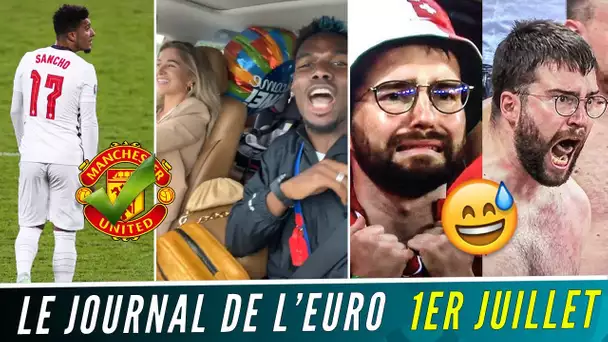 SANCHO à MU, le message de POGBA avant ses vacances, ce supporter Suisse fait le buzz !