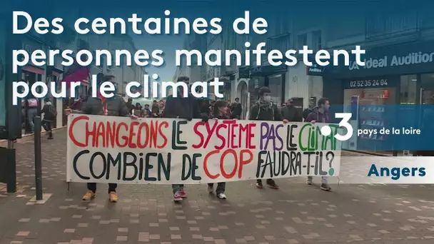 Angers : des centaines de personnes manifestent pour le climat