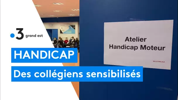 Des collégiens d'Amnéville sensibilisés aux handicaps