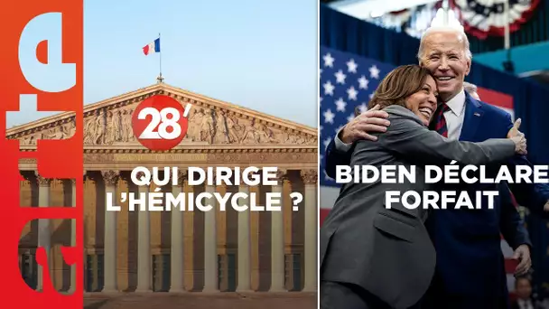 Qui dirige l’hémicycle / Biden déclare forfait - 28 Minutes - ARTE